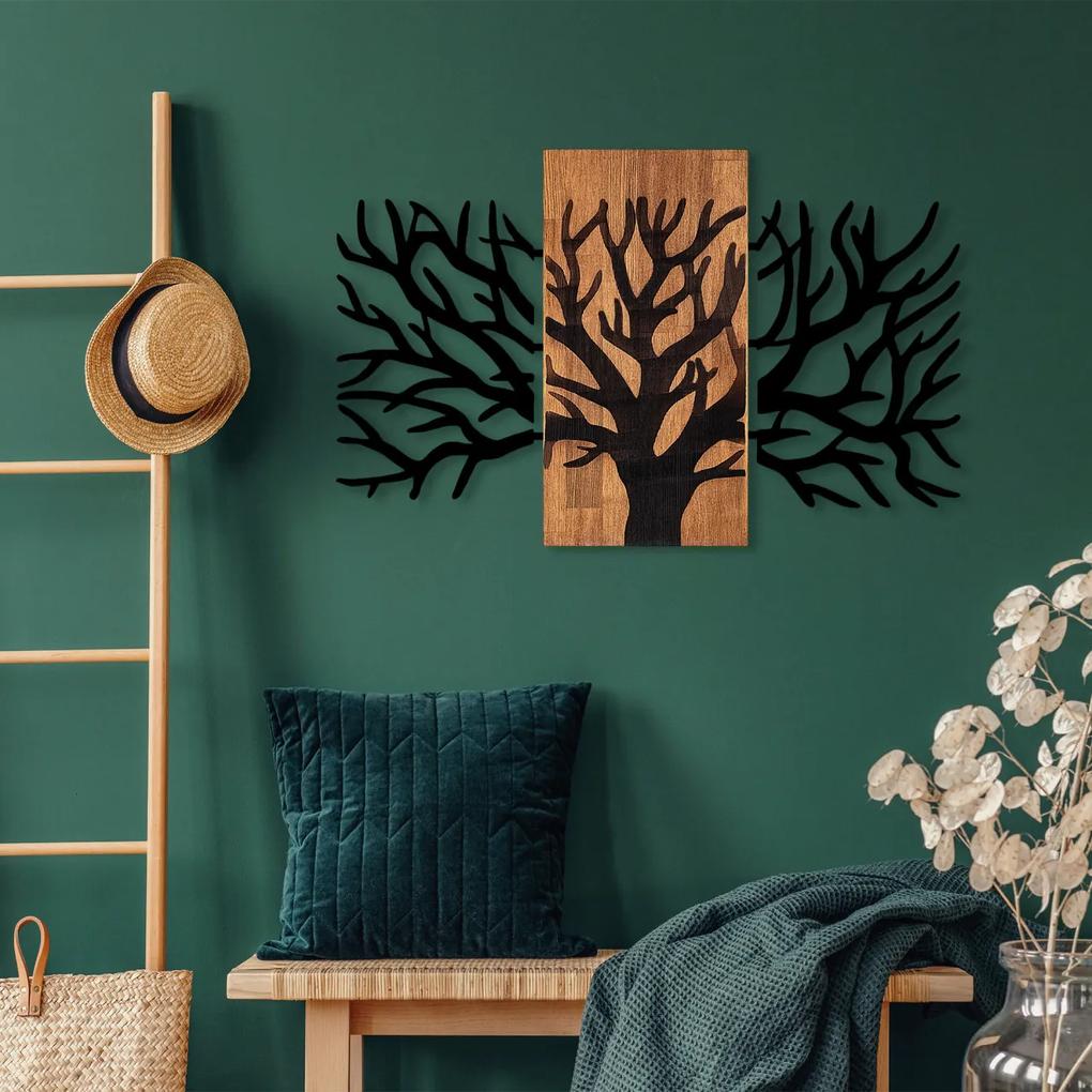 Accesoriu decorativ de perete din lemn Horn tree - 381