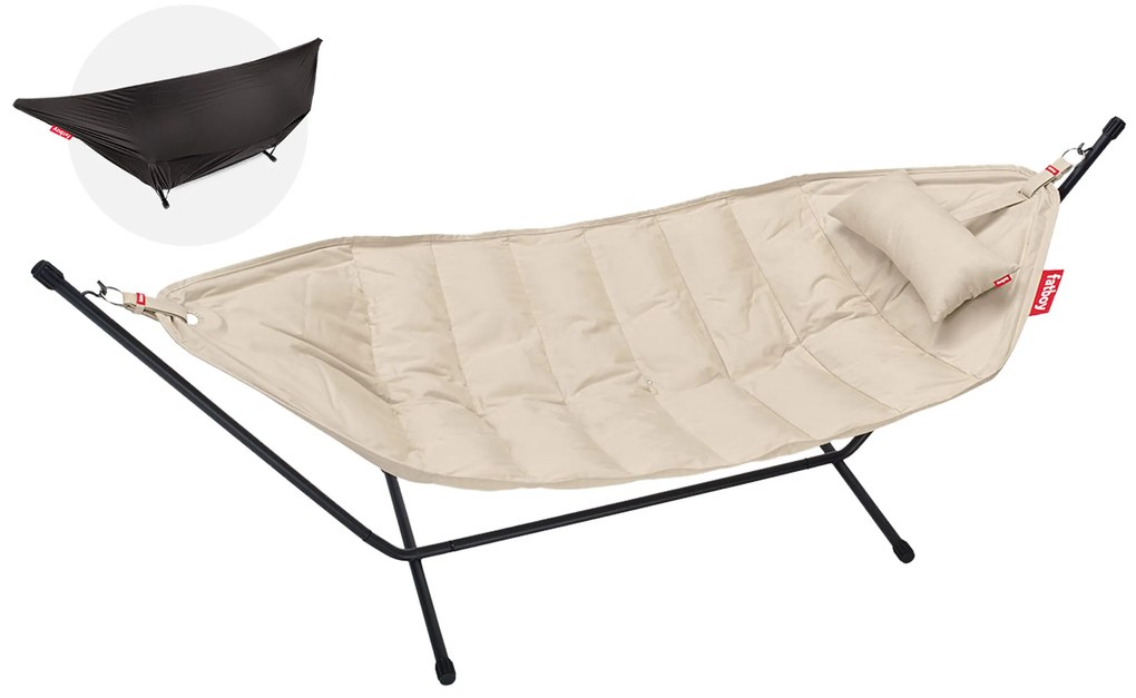 Hamac Headdemock superb, incl. perne și structuri negre, mai multe variante - Fatboy Culoare: Sahara