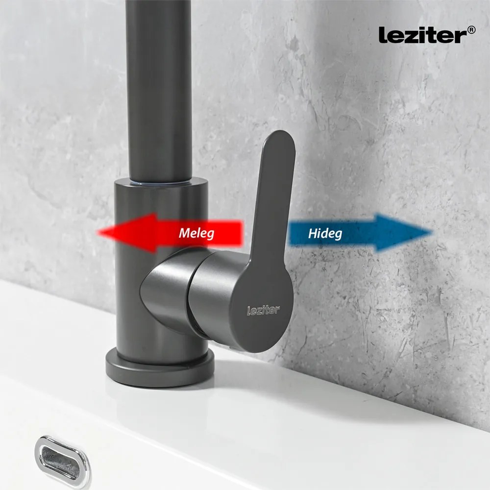 Robinet chiuvetă Valen gri