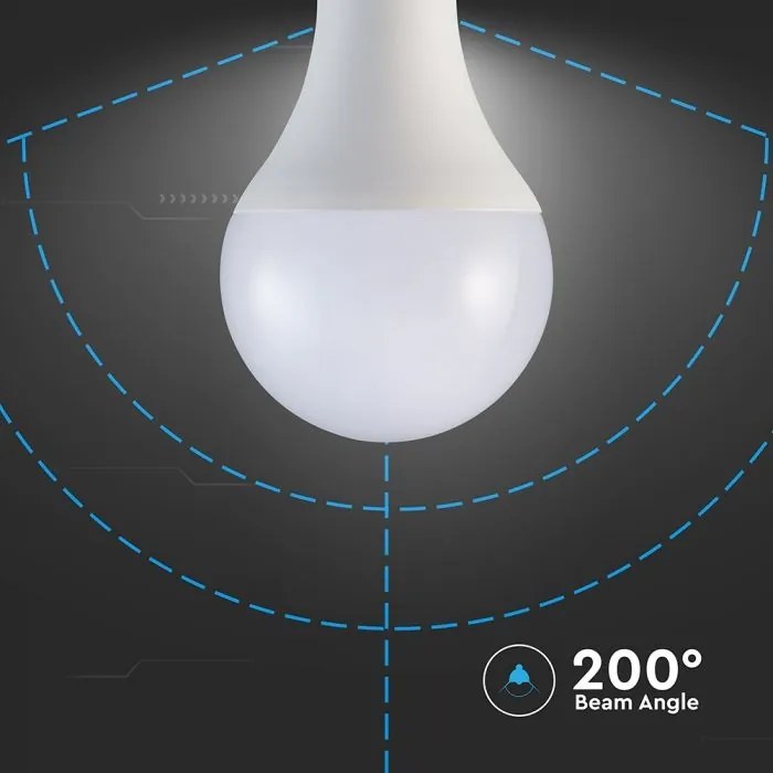 Bec LED E27, 20W (150W), V-TAC, A80, 2452lm, Lumina Rece (6500K)