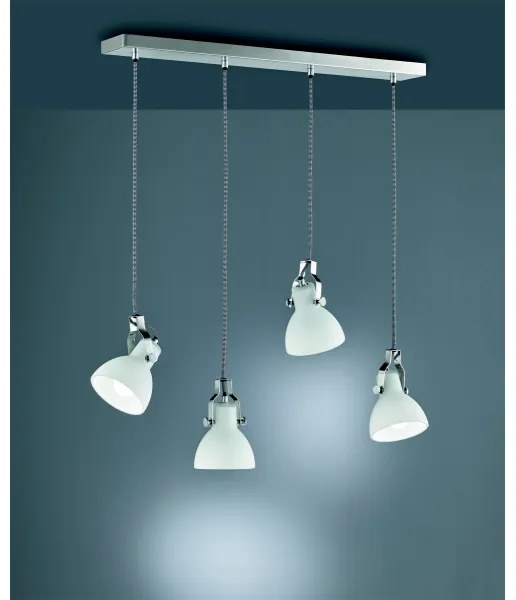 Lustră pe cablu GINELLI 4xE14/28W/230V Trio