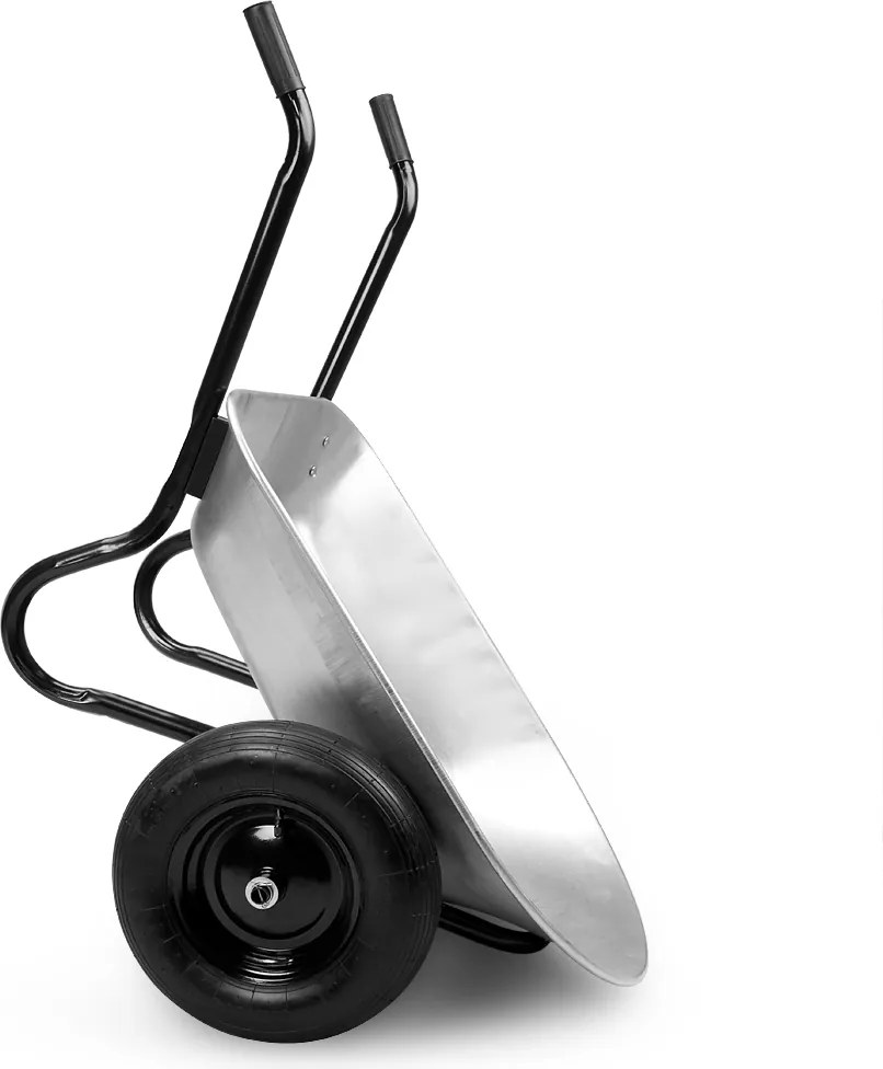 Deuba Roabă de grădină 100 l - stríbrný