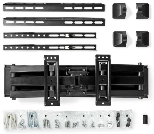 Suport de perete pentru televizor Full Motion 30-70” Nedis TVWM5350BK