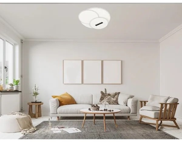 Plafonieră LED dimabilă LED/90W/230V 3000-6500K alb + telecomandă