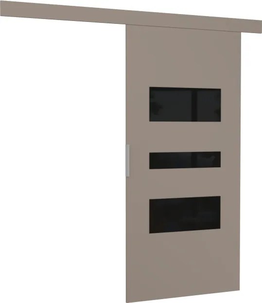 Ușă glisantă montată pe perete CENTO – 96x205 cm – Cașmir