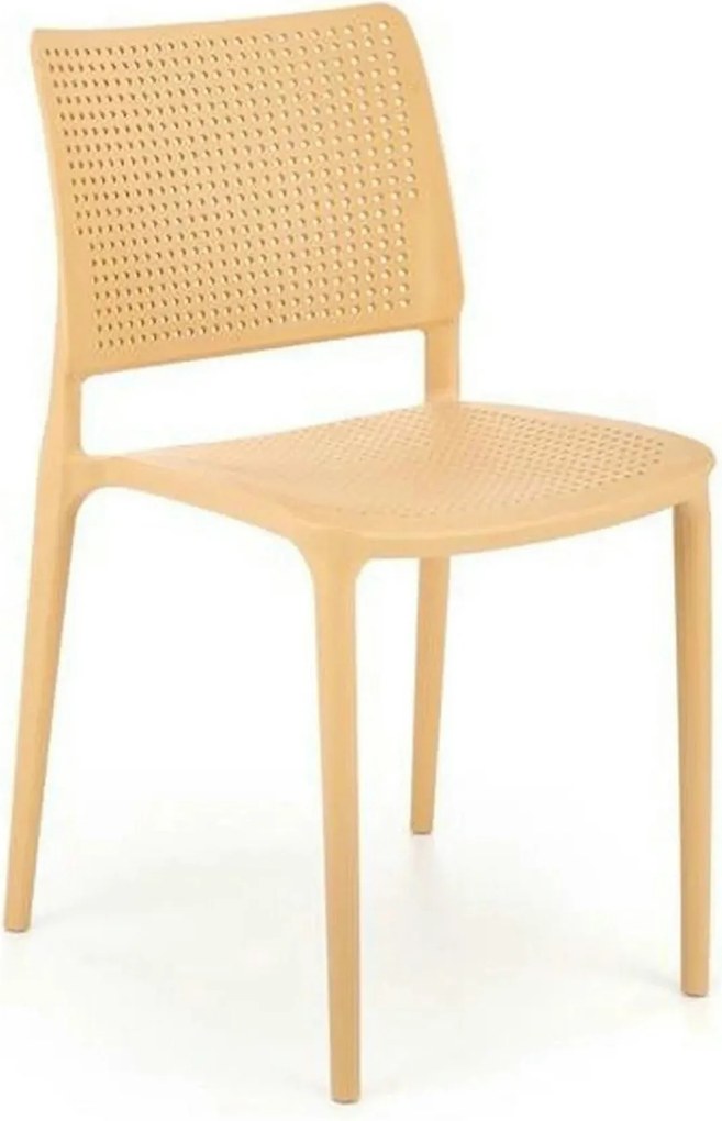 Scaun K514, portocaliu, polipropilena, 42x55x79 cm
