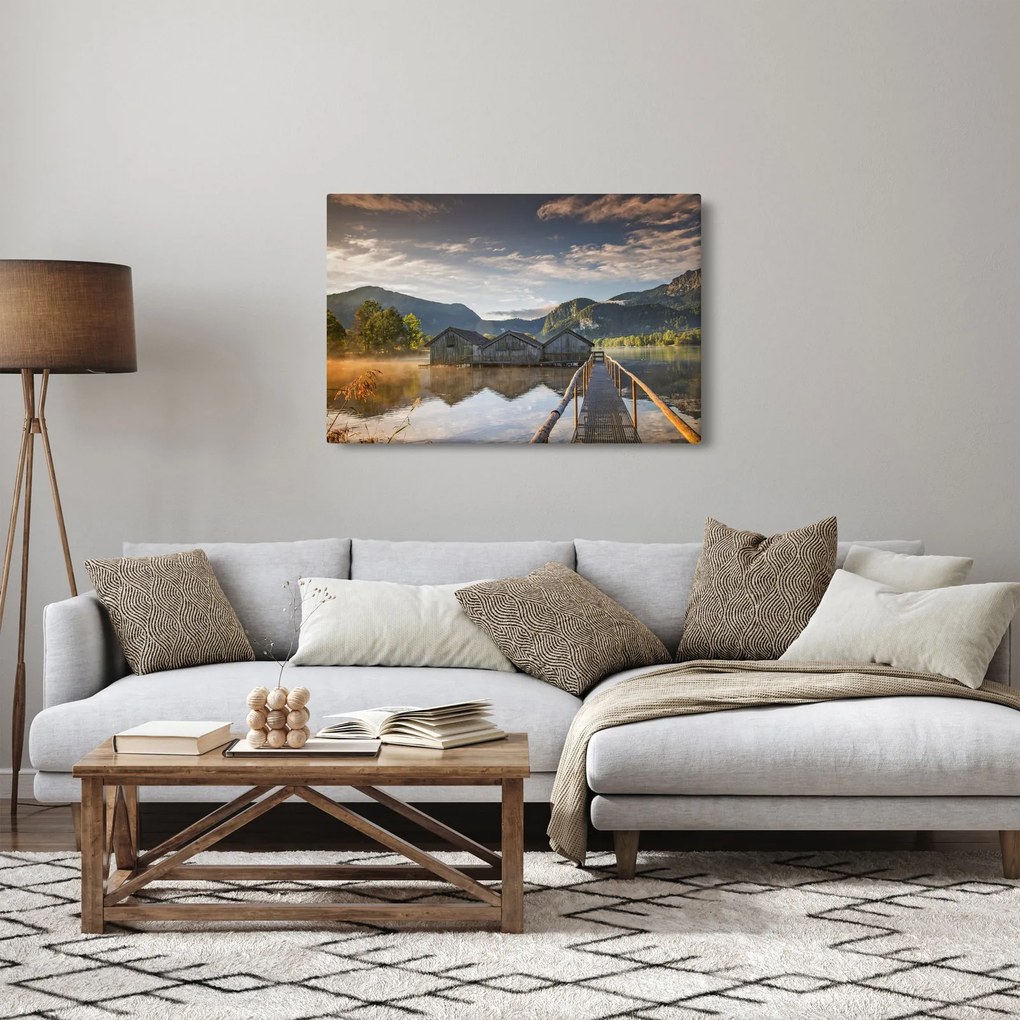 Tablou cu lac (90x60 cm)