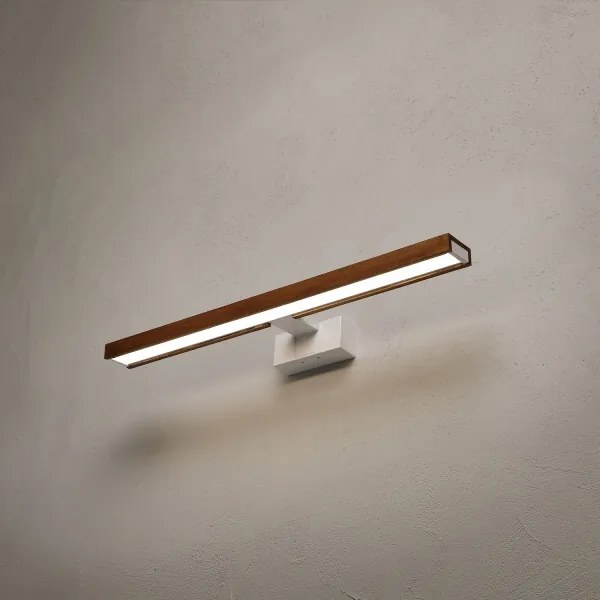 Brilagi - LED Iluminare oglindă pentru baie 3 în 1 WOODY MIRROR LED/12W/230V IP44 alb/stejar/cireș