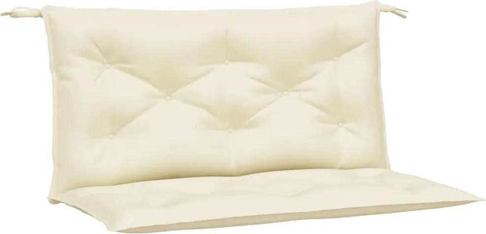vidaXL Perne bancă de grădină 2buc., crem, 100x50x7cm, textil oxford