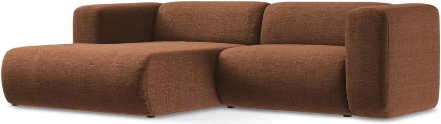 Colțar teracotă (cu colț pe partea stângă/cu șezlong) Ekahi – Makamii