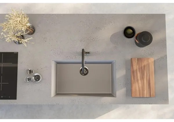 Chiuvetă de bucătărie ALVEUS 1150058 OMNI 75x45 cm alb