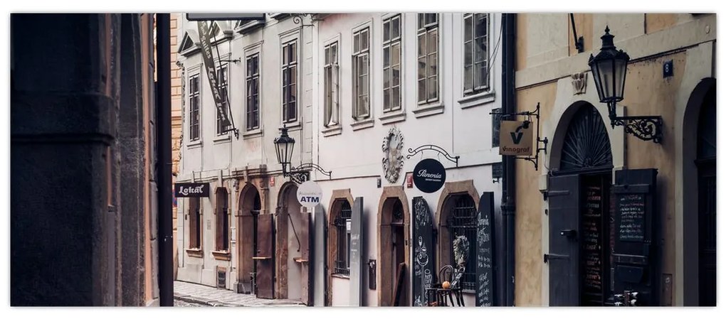 Tablou - Strada din Praga (120x50 cm)