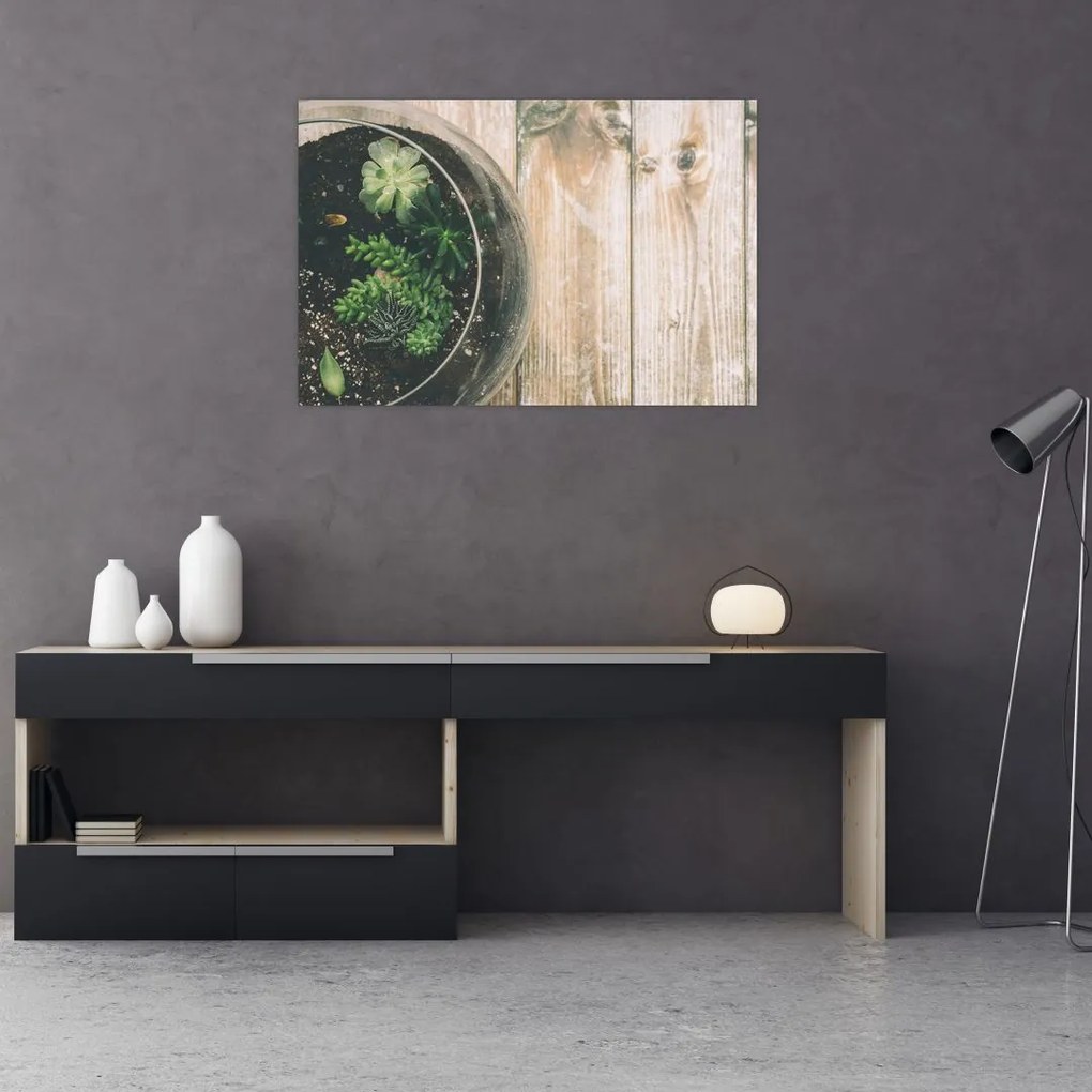 Tablou - Terariu de sticlă (90x60 cm)