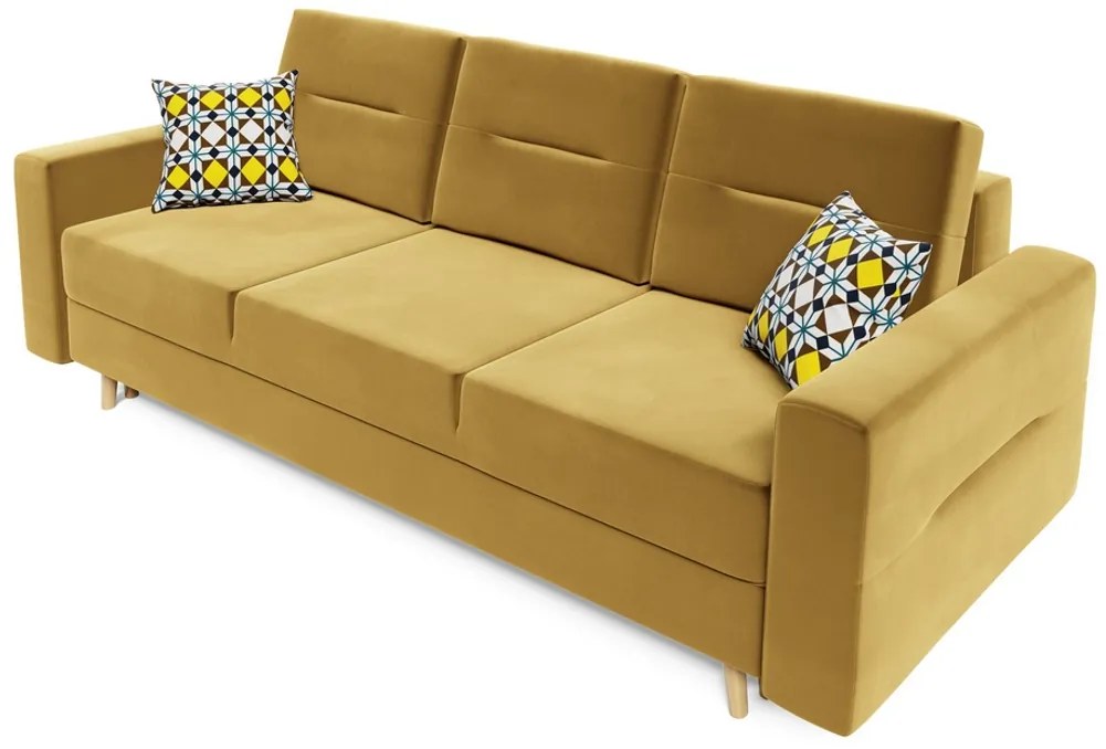 Expedo Canapea extensibilă tapițată GISELA, 230x87x90, itaka 33