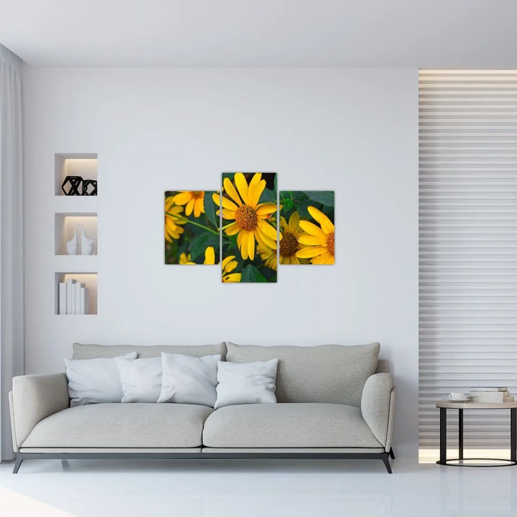 Tablou cu flori galbene (90x60 cm)