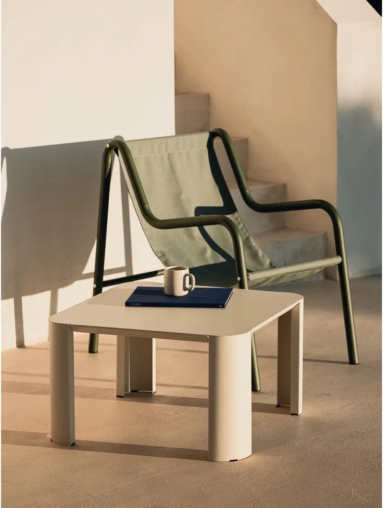 Măsuță de cafea pentru exterior din metal 65x65 cm Fli – noo.ma