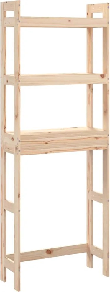 vidaXL Raft de toaletă, 63x26x171 cm, lemn masiv de pin