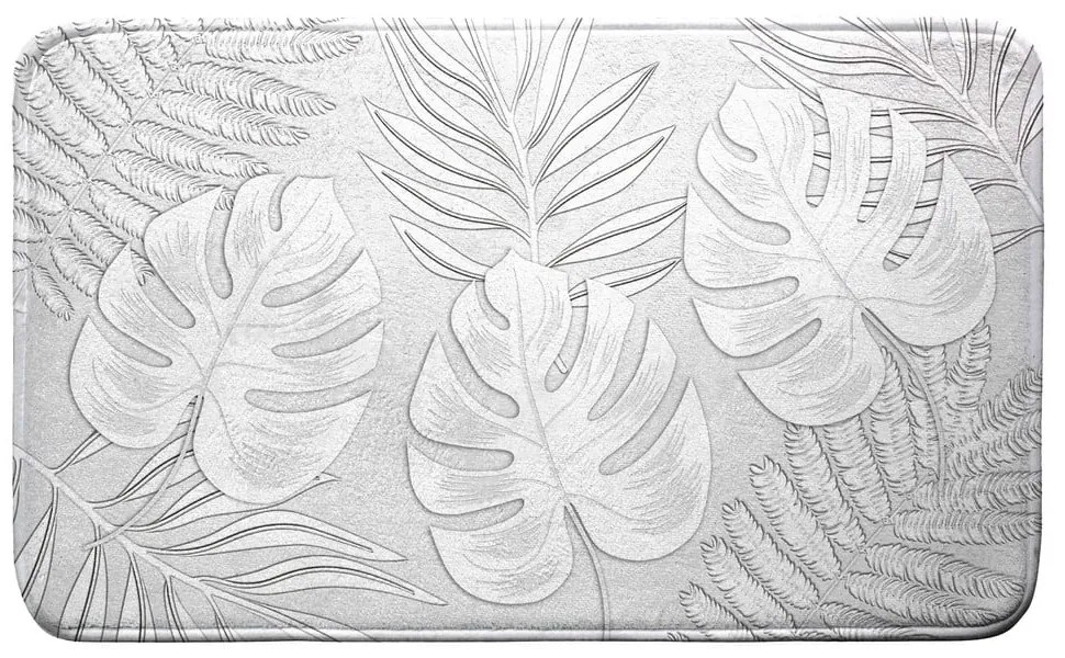 Covoraș de baie gri deschis 45x75 cm Amber – douceur d'intérieur