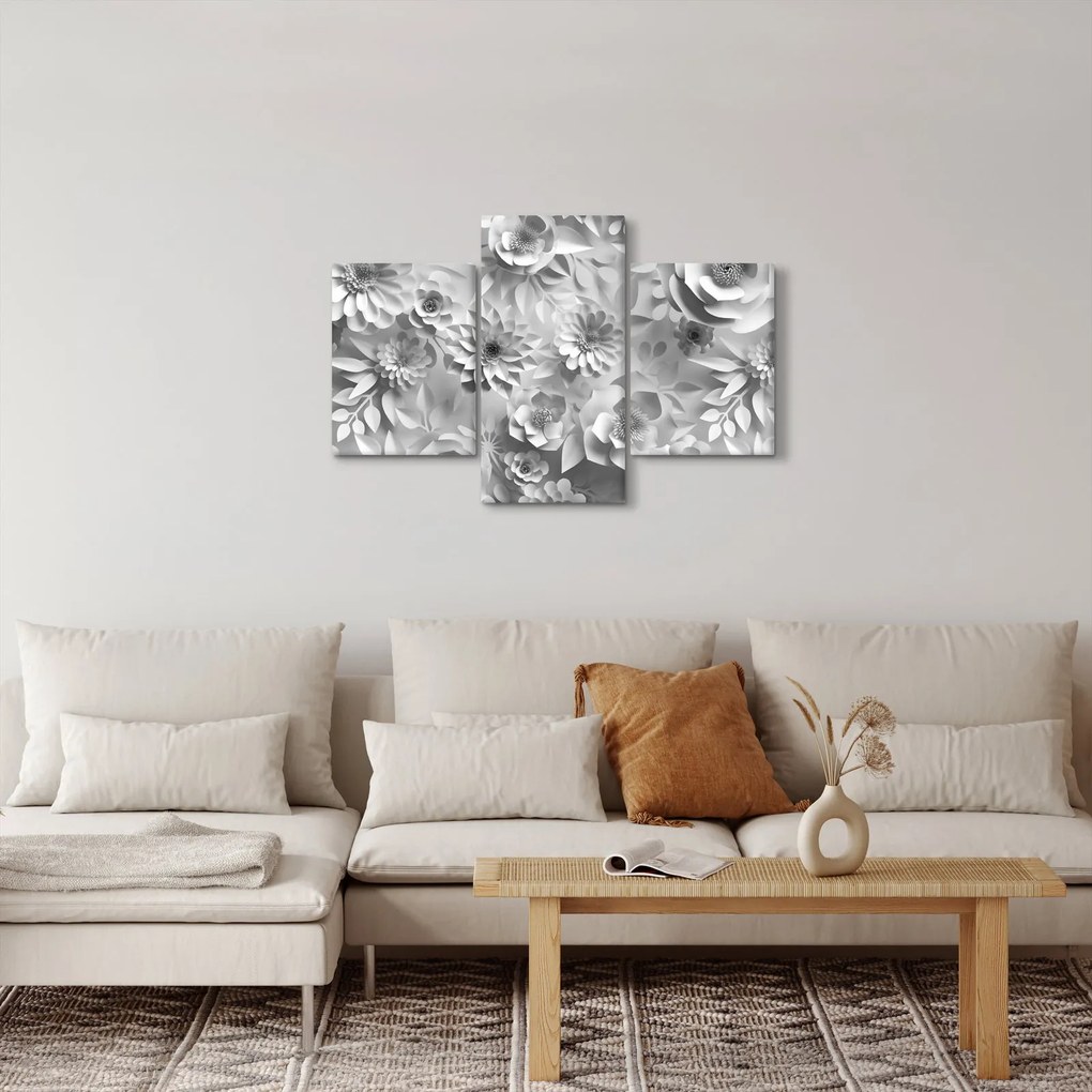 Tablou - Flori albe (90x60 cm)