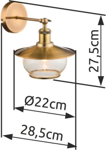 Globo 69030W - Corp de iluminat perete 1xE27/60W