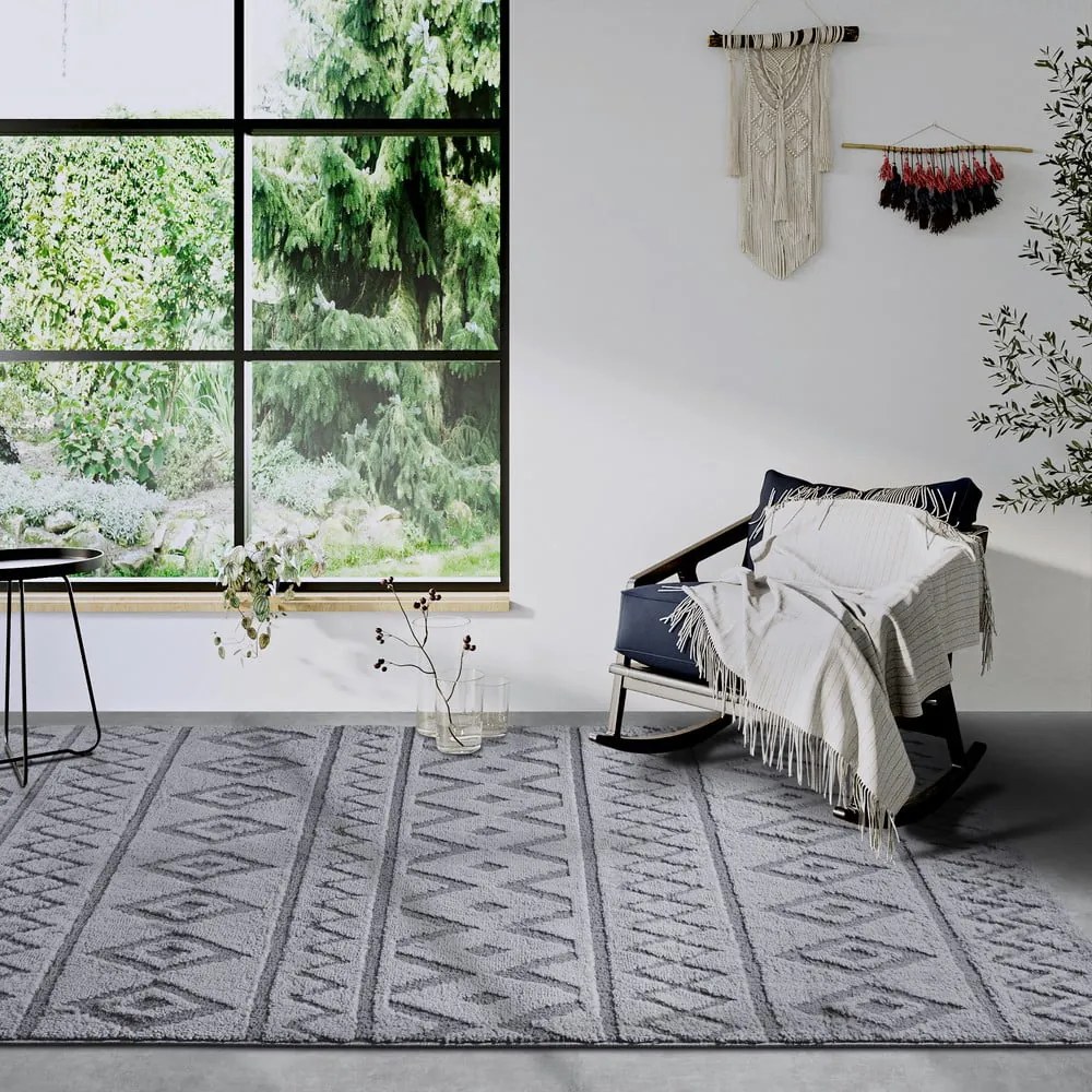 Covor gri 200x280 cm Itinerance Light Grey – Elle Decoration