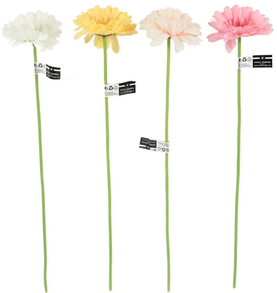 Floare artificiala GERBERA 47 cm - mai multe culori