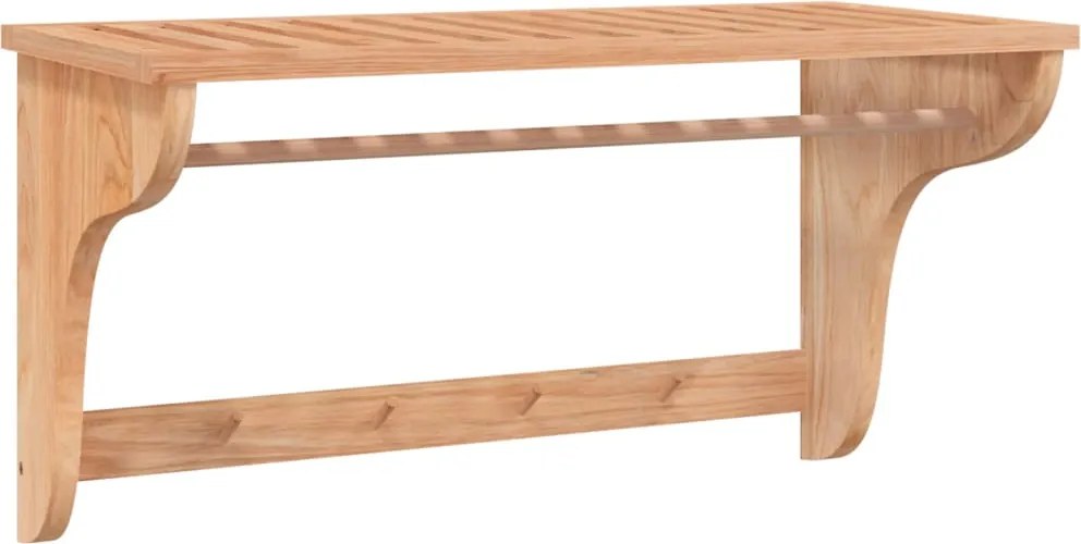 vidaXL Suport de prosoape, 60x30x35 cm, lemn masiv de nuc