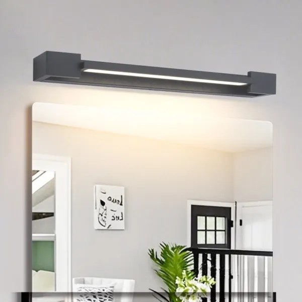 Brilagi-LED Iluminare pentru oglindă de baie AQUA LINE LED/12W/230V 45 cm IP44 antracit