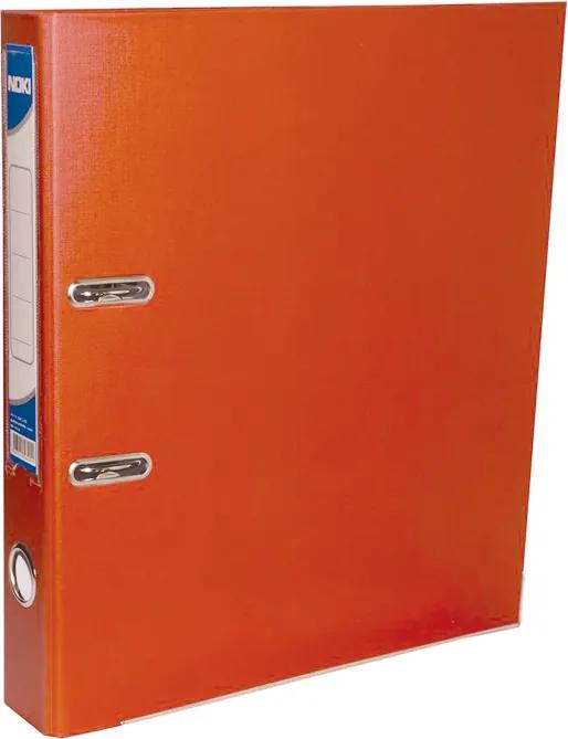 Biblioraft plastifiat Noki 7.5 cm portocaliu