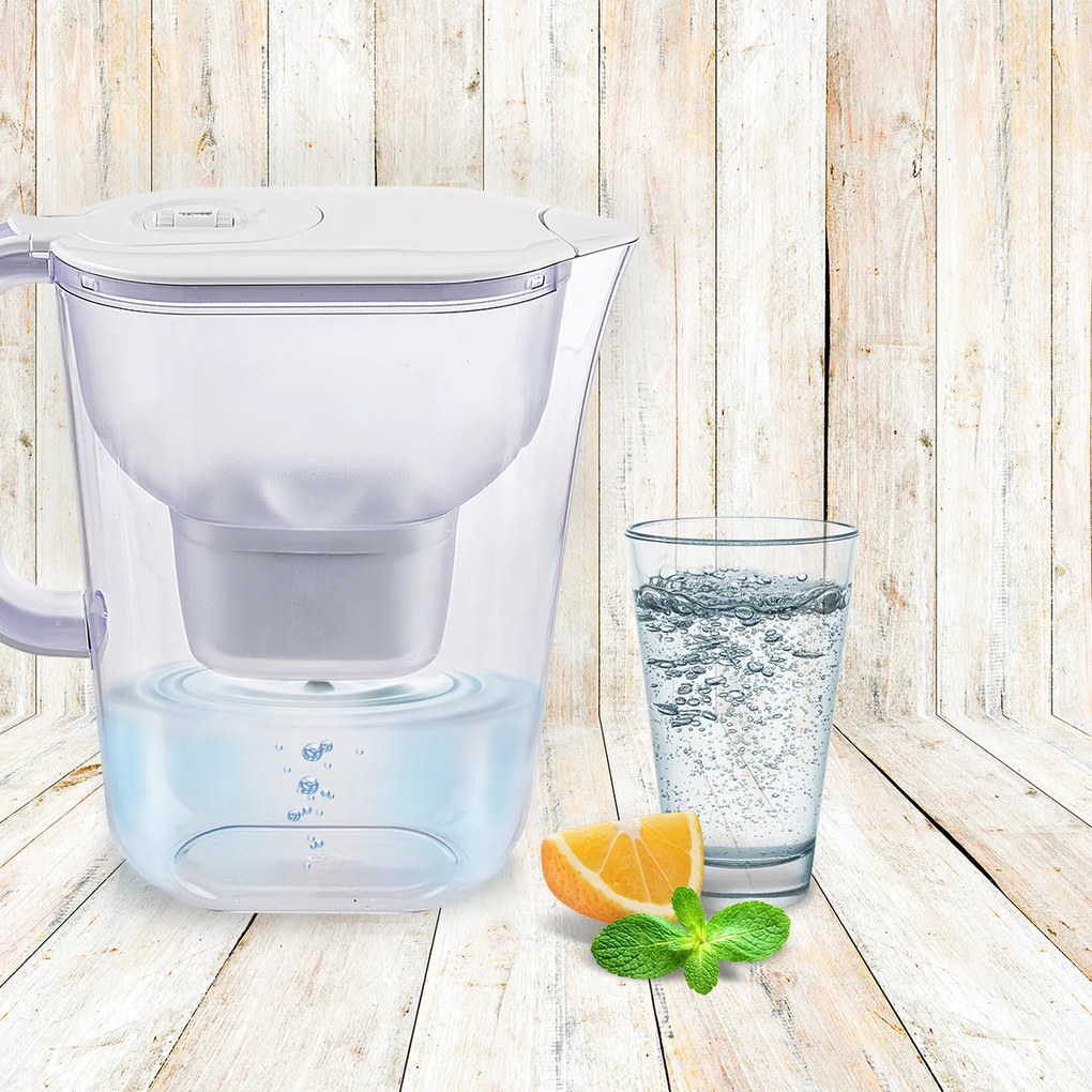 Cană cu filtru Orion 156019 Carbo 3 l , alb