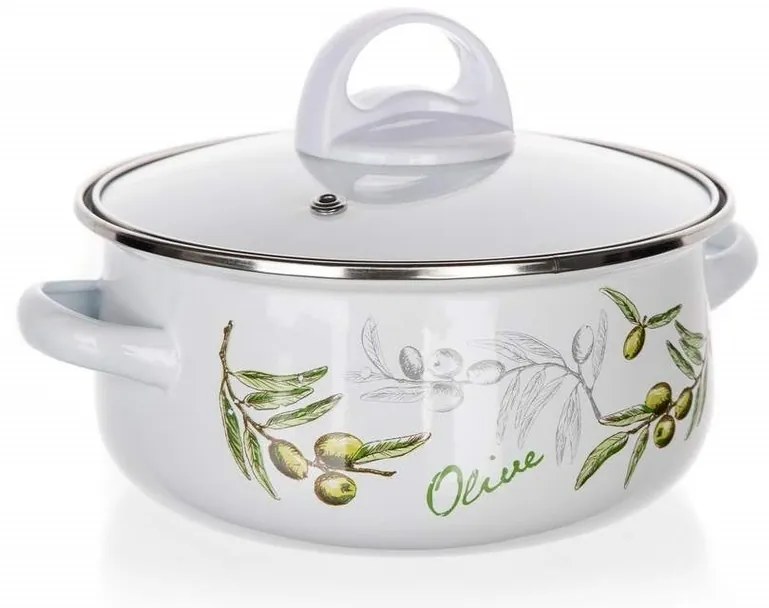 Banquet Set de 6 piese de vase smălțuite Olives