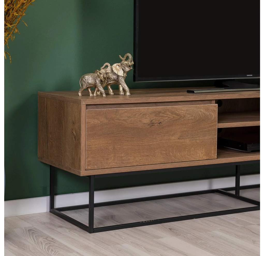 Set mobilier living Laxi 12 (nuc + negru). 1107124
