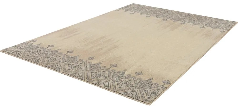 Covor bej din lână 160x240 cm Decori – Agnella