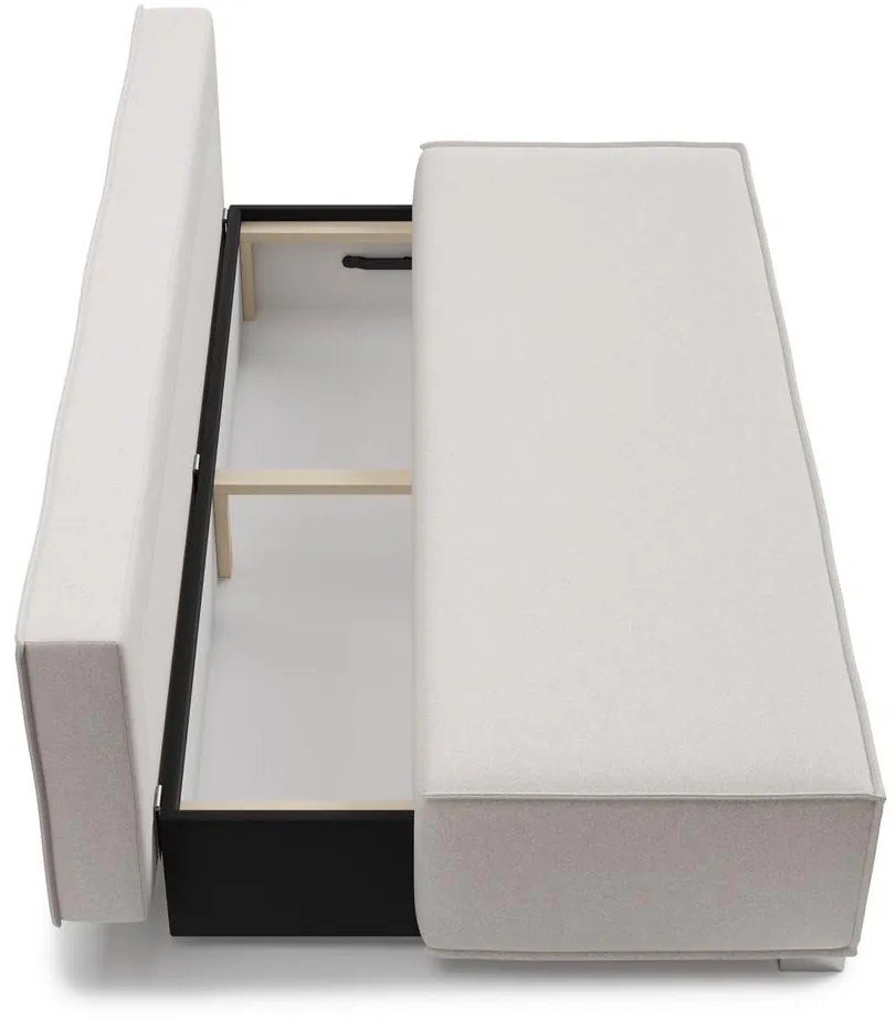 Canapea trei locuri Bale (crem + argintiu). 1099365
