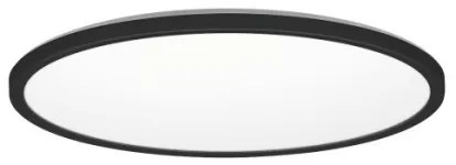 Plafonieră LED pentru baie NIVERA LED/12W/230V IP54 d. 22,5 cm negru