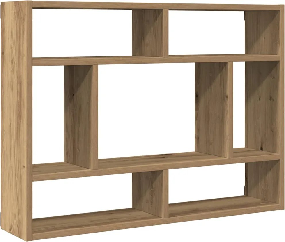 vidaXL Raft de perete, stejar artizanal, 75x16x55 cm, lemn prelucrat