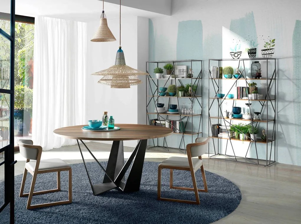 Raft modern design LUX Allan AC 3103-F6089-NOGAL