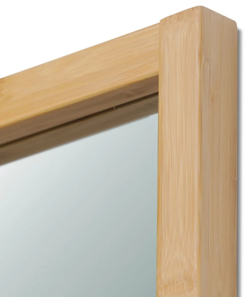 Oglinda de perete B043 NAT, bambus, M