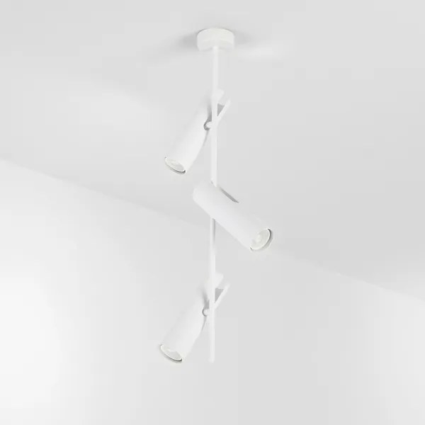Brilagi - Lampă suspendată pe tijă BRANCH 3xGU10/30W/230V albă