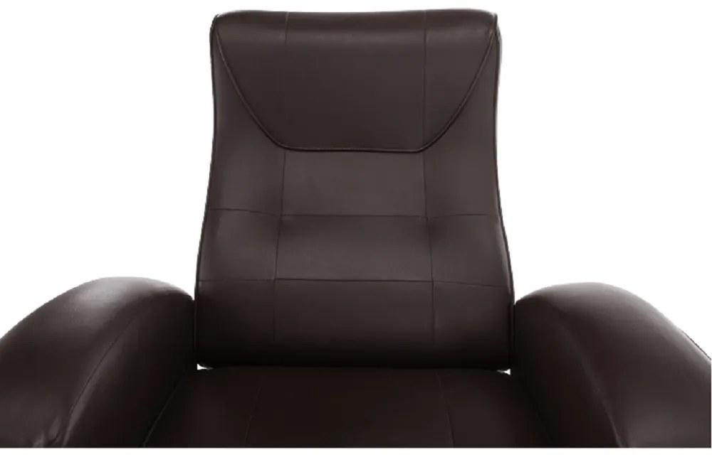 Fotoliu relaxant, piele eco maro , ROMELO C3