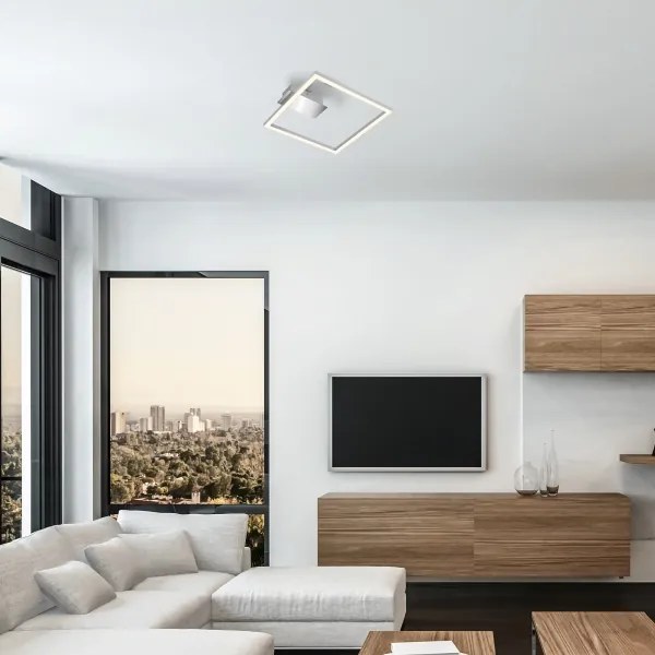 Plafonieră LED/14W/230V crom lucios