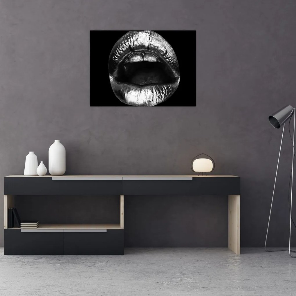 Tablou - Buze lucioase (70x50 cm)