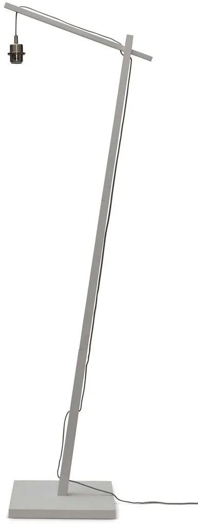 Lampa de podea din bambus Ibiza L 65cm, alb/ natur