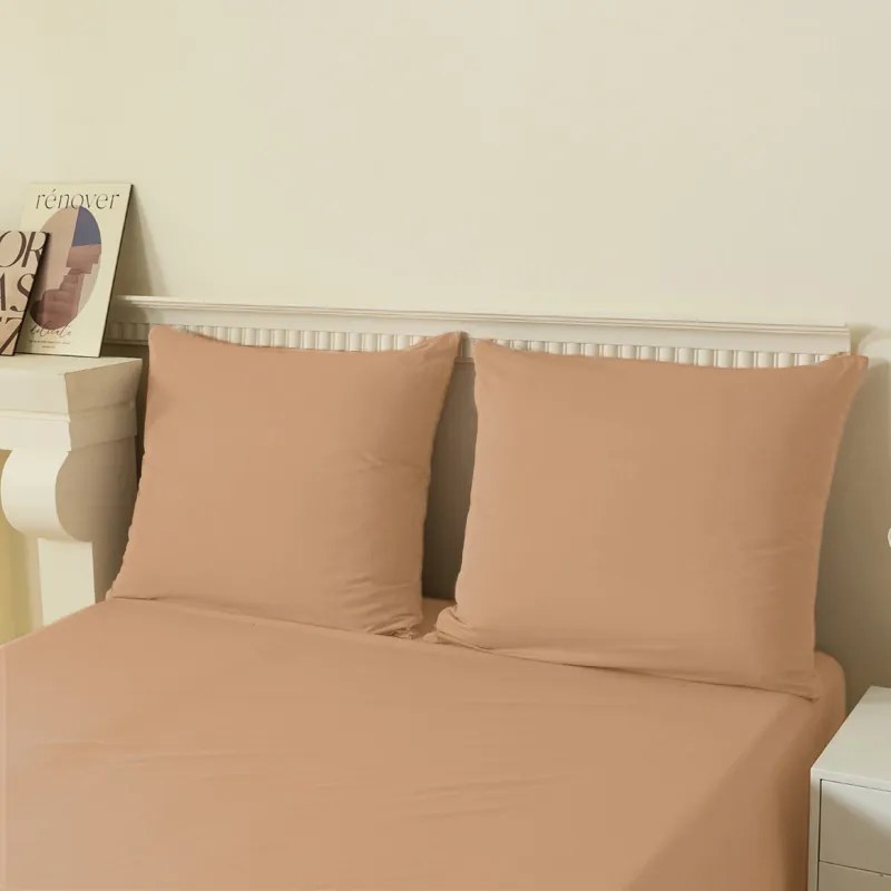 Lenjerie de pat din microfibra LANTA maro Dimensiune lenjerie de pat: 70 x 90 cm | 140 x 220 cm