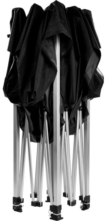 INSTENT PRO Cort de grădină  3 x 3 m, negru, 4 laturi