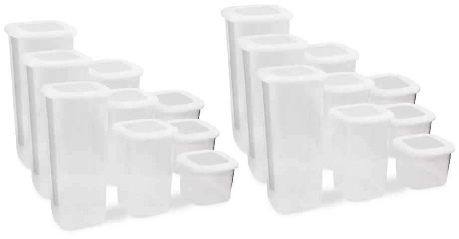 Recipiente 18 buc. pentru alimente – Hermia