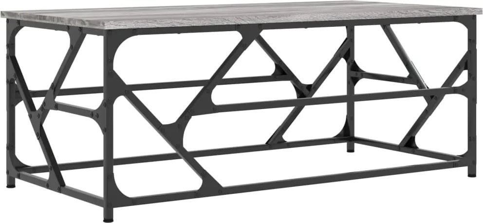 vidaXL Măsuță de cafea, gri sonoma, 100x50x40 cm, lemn prelucrat