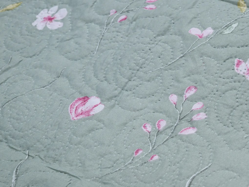 Cuvertura de pat SNUVIA, verde Dimensiune: 170 x 210 cm