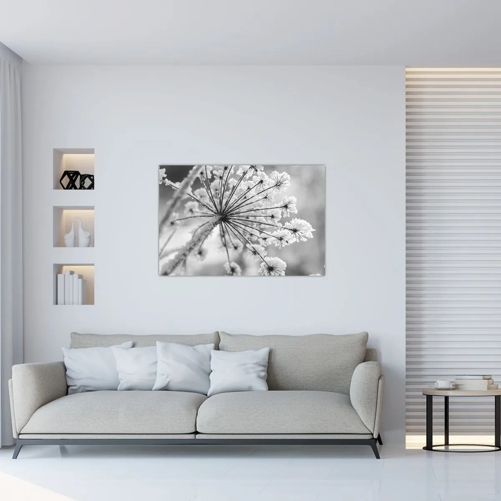 Tablou - Floare în timpul iernii (90x60 cm)