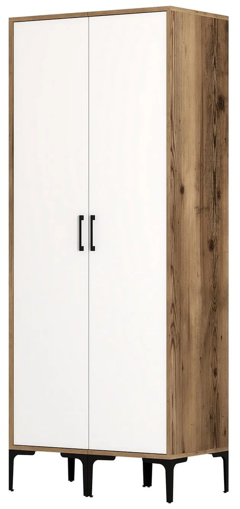 Dulap de haine Kiara SS (Nuc + Alb). 1088399